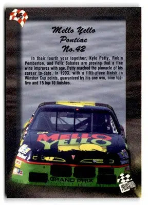 1994 Press Pass Kyle Petty #46 SABCO Racing - Racing Card Single