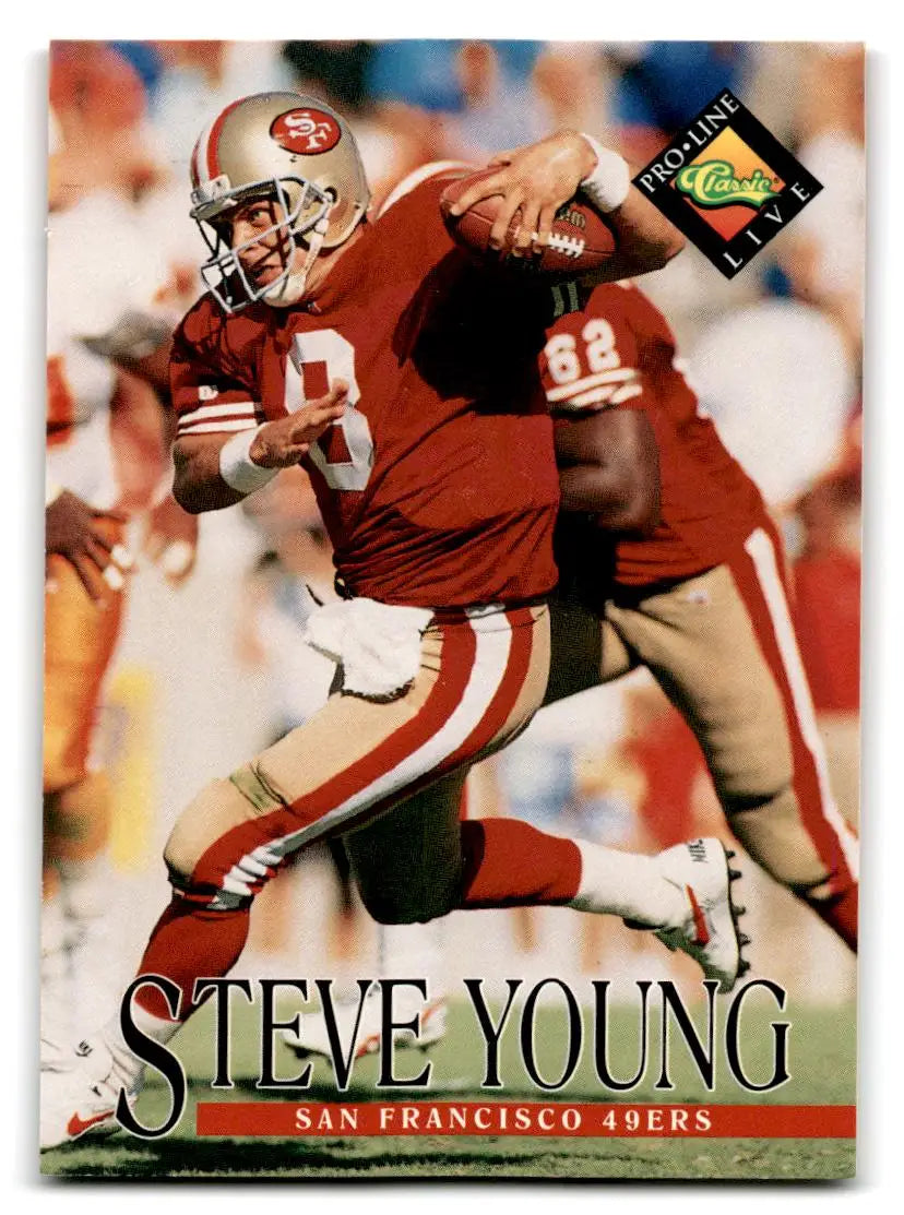1994 Pro Line Live #138 Steve Young - Football Card Single