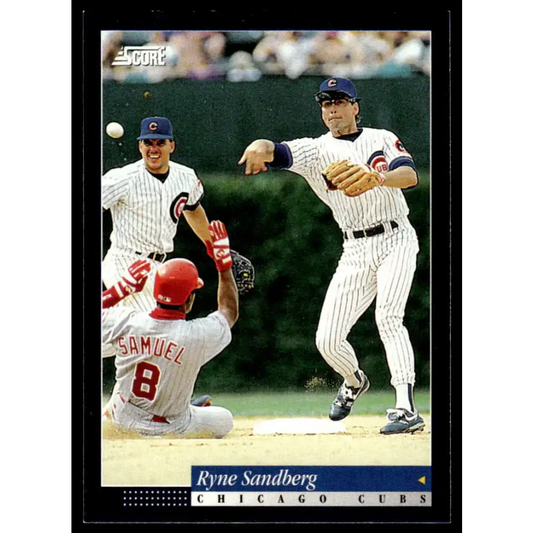 1994 Score #20 Ryne Sandberg EX Chicago Cubs Baseball Card - Baseball Card Single