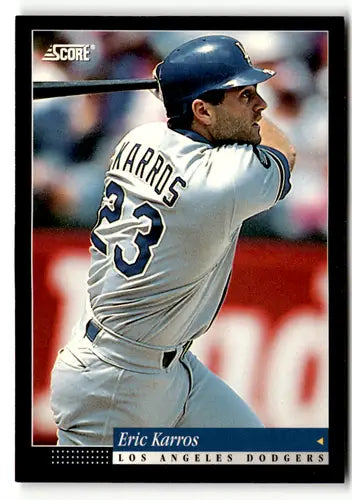 1994 Score #26 Eric Karros Los Angeles Dodgers Baseball Cards - Baseball Card Single