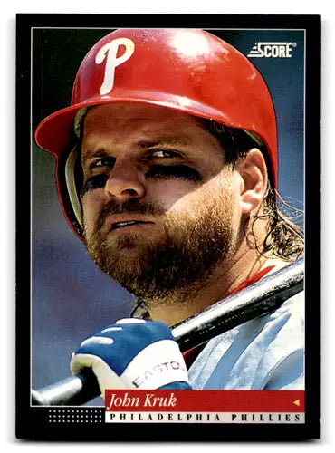 1994 Score #28 John Kruk EX Excellent Phillies ID:70109 - Baseball Card Single