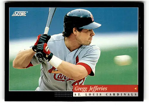 1994 Score #29 Gregg Jefferies St. Louis Cardinals Baseball Cards - Baseball Card Single
