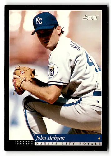 1994 Score #294 John Habyan Kansas City Royals Baseball Cards - Baseball Card Single
