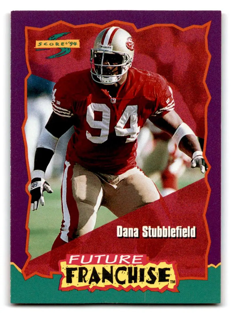 1994 Score #326 Dana Stubblefield - Football Card Single