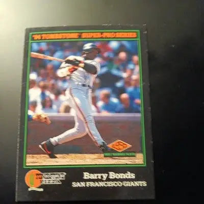 1994 Score Tombstone Pizza - Barry Bonds #3. SF Giants. EX+ - NRMT - Baseball Card Single
