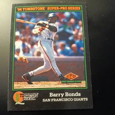 1994 Score Tombstone Pizza - Barry Bonds #3. SF Giants. EX+ - NRMT - Baseball Card Single