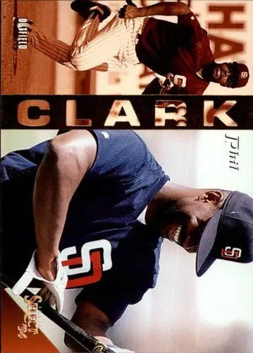 Original gloss Baseball card 1994 Select Phil Clark NM-MT Padres Simply Sandoval