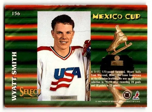 1994 Select #156 Wyatt Smith USA Hockey Cards EX/NM ID:57817 - Hockey Card Single