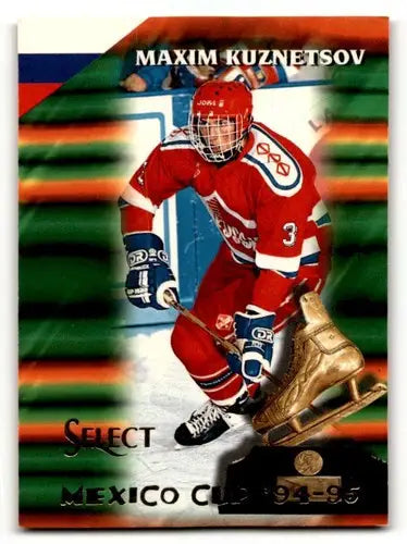 1994 Select #157 Maxim Kuznetsov Russia Hockey Cards EX/NM ID:57813 - Hockey Card Single