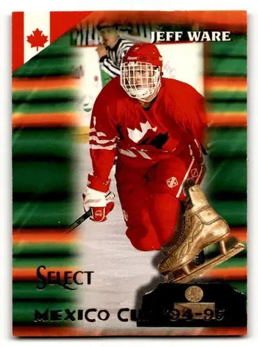 1994 Select #163 Jeff Ware Canada Hockey Cards EX/NM ID:57816 - Hockey Card Single