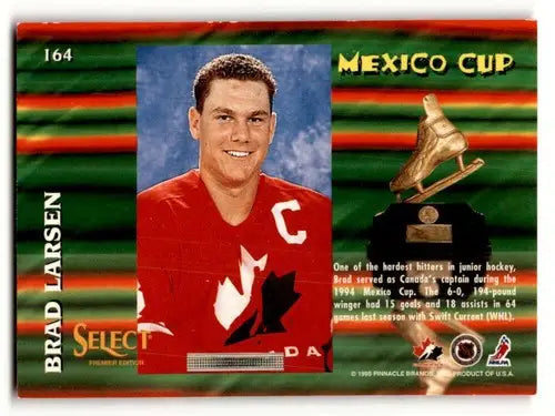1994 Select #164 Brad Larsen Canada Hockey Cards EX/NM ID:57815 - Hockey Card Single