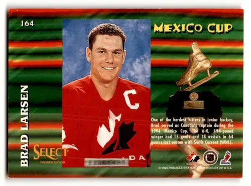 1994 Select #164 Brad Larsen Canada Hockey Cards EX/NM ID:57841 - Hockey Card Single