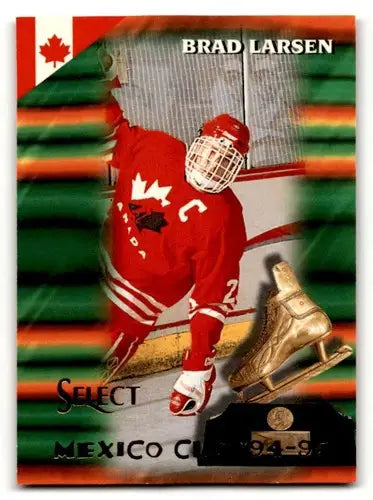 1994 Select #164 Brad Larsen Canada Hockey Cards EX/NM ID:57841 - Hockey Card Single