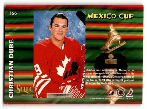 1994 Select #166 Christian Dube Canada Hockey Cards EX/NM ID:57819 - Hockey Card Single