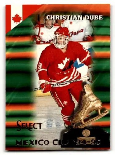 1994 Select #166 Christian Dube Canada Hockey Cards EX/NM ID:57819 - Hockey Card Single
