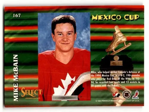 1994 Select #167 Mike McBain Canada Hockey Cards EX/NM ID:57823 - Hockey Card Single