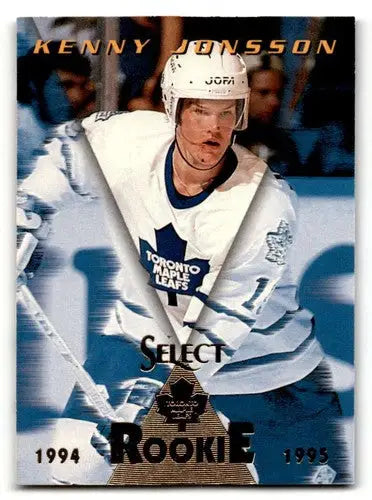 1994 Select #172 Kenny Jonsson Toronto Maple Leafs Hockey Cards EX/N ID:57828 - Hockey Card Single