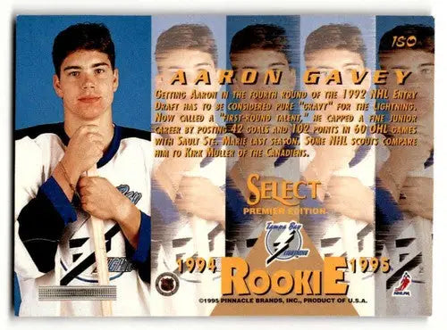 1994 Select #180 Aaron Gavey Tampa Bay Lightning Hockey Cards EX/NM ID:57832 - Hockey Card Single