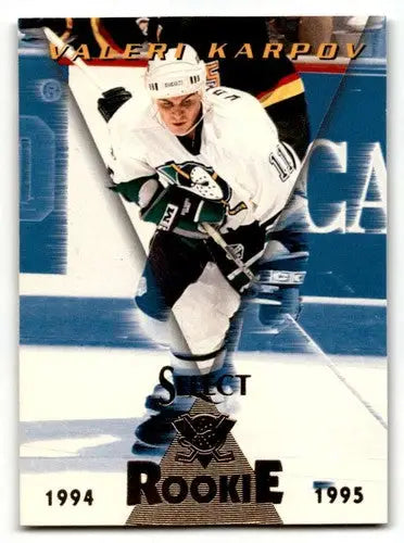 1994 Select #183 Valeri Karpov Anaheim Mighty Ducks Hockey Cards EX/ ID:57831 - Hockey Card Single