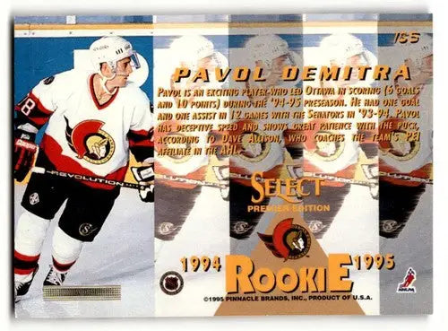 1994 Select #185 Pavol Demitra Ottawa Senators Hockey Cards EX/NM ID:57807 - Hockey Card Single