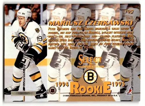 1994 Select #190 Mariusz Czerkawski Boston Bruins Hockey Cards EX/NM ID:57801 - Hockey Card Single