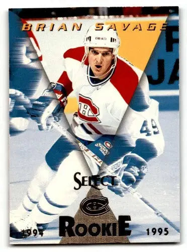 1994 Select #192 Brian Savage Montreal Canadiens Hockey Cards EX/NM ID:57800 - Hockey Card Single