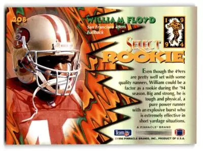 1994 Select #208 William Floyd - Football Card Single