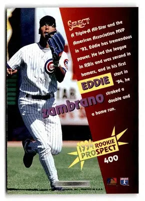 1994 Select #400 Eddie Zambrano - Baseball Card Single