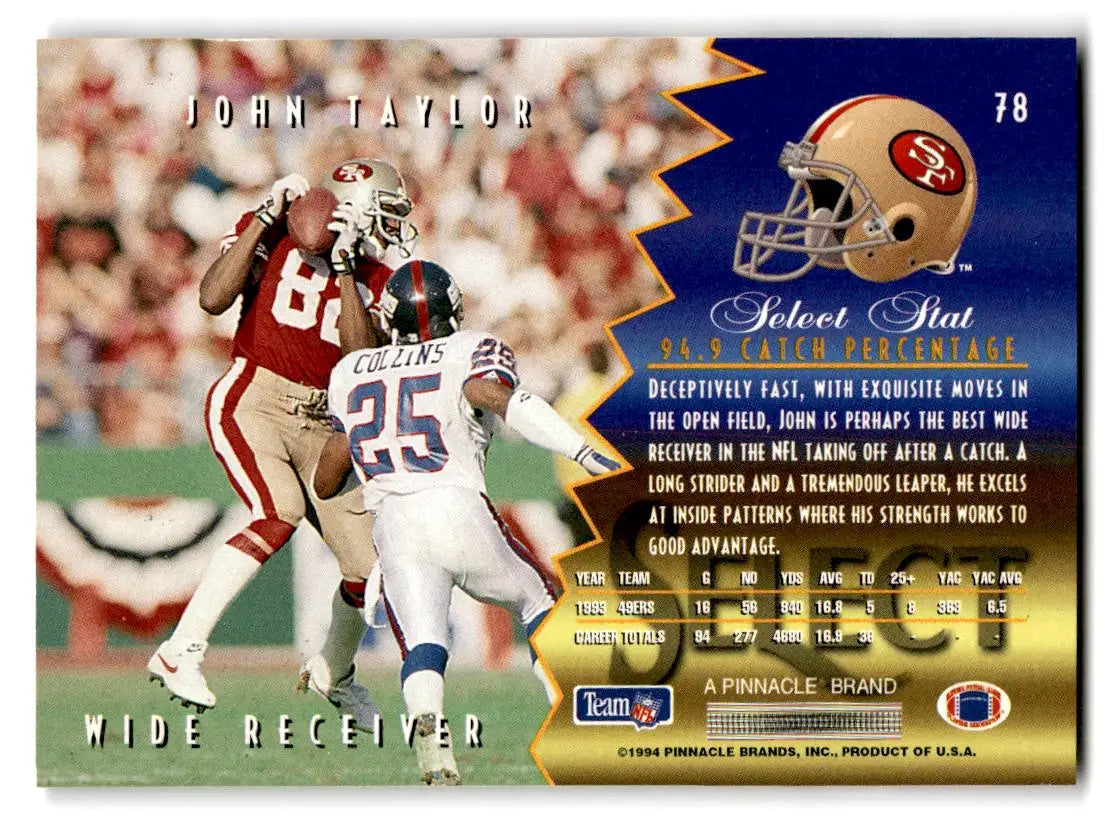 1994 Select #78 John Taylor - Football Card Single