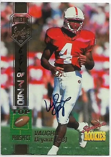 1994 Signature Rookies Autographs #11 Vaughn Bryant NM-MT RC Rookie Aut ID:34480 - Football Card Single