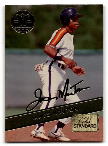 James Mouton baseball card from Signature Rookies Gold Standard series