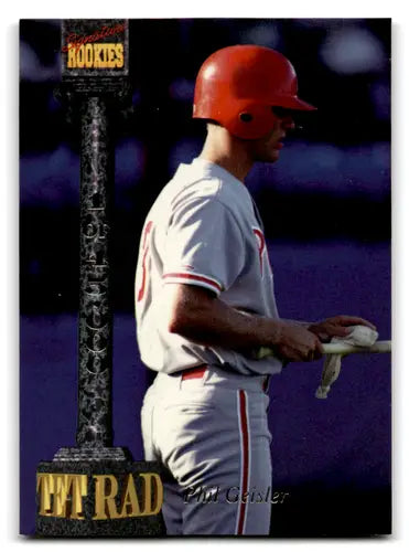 Baseball card from 1994 Signature Rookies Tetrad series featuring Phil Geisler NM-MT