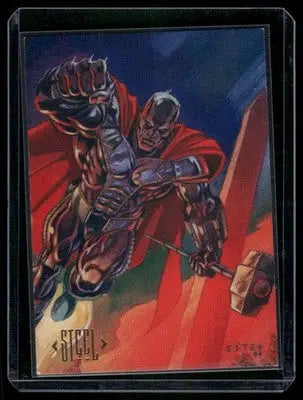 1994 SkyBox DC Comics Master Series Steel #4 - DC Card Single