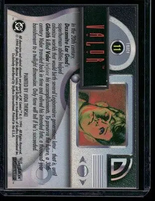 1994. SkyBox DC Comics Master Series Valor #11 - DC Card Single