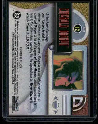 1994. SkyBox DC Cosmic Teams Emerald Dragon #112 - DC Card Single
