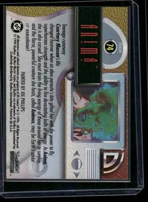 1994 SkyBox DC Master Series Anima #74 - DC Card Single