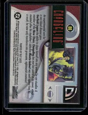 1994 SkyBox DC Master Series Beast Boy Changeling #66 - DC Card Single
