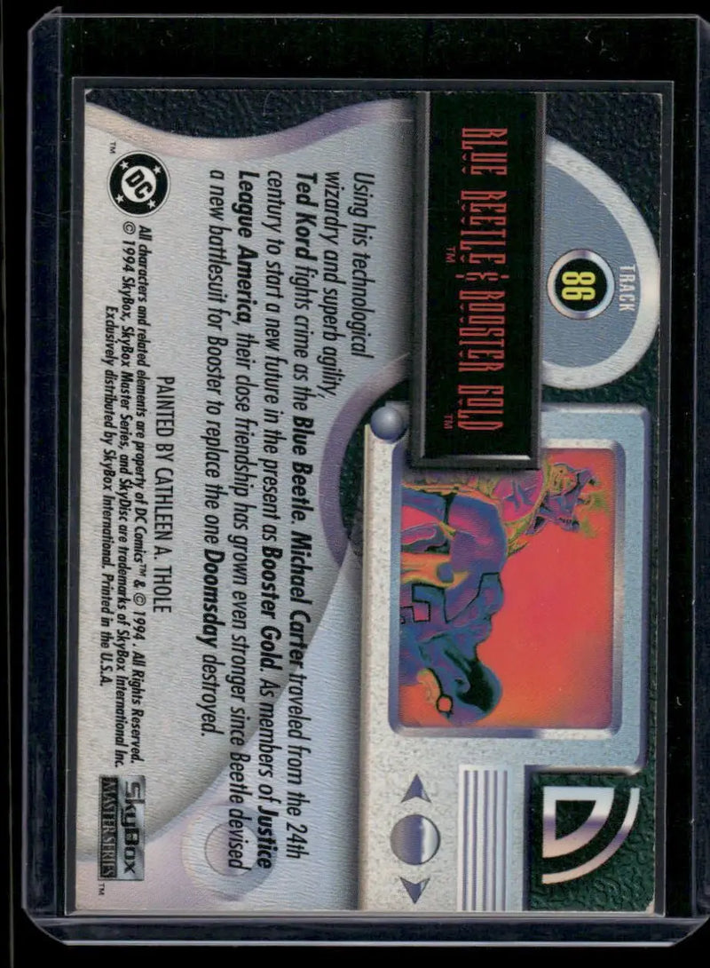 1994 SkyBox DC Master Series Booster Gold Blue Beetle #86 - DC Card Single
