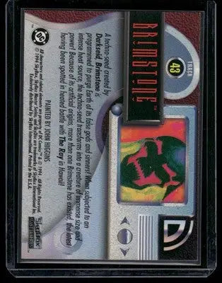1994 SkyBox DC Master Series Brickhouse #43 - DC Card Single