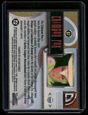 1994 SkyBox DC Master Series Crimson Fox #67 - DC Card Single