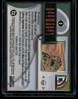 1994 SkyBox DC Master Series Doomsday #9 - DC Card Single