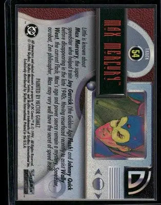 1994 SkyBox DC Master Series Max Mercury #54 - DC Card Single