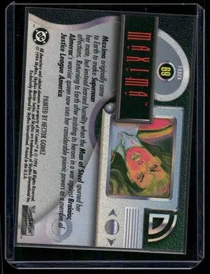1994 SkyBox DC Master Series Maxima #69 - DC Card Single