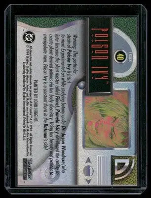 1994 SkyBox DC Master Series Poison Ivy #40 - DC Card Single