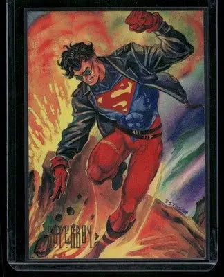 1994 SkyBox DC Master Series Superboy #3 - DC Card Single