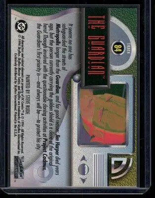 1994 SkyBox DC Master Series The Guardian #84 - DC Card Single