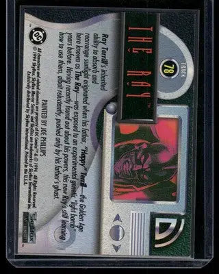 1994 SkyBox DC Master Series The Ray #78 - DC Card Single