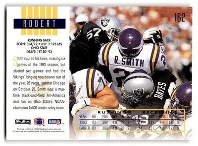 1994 SkyBox Impact #162 Robert Smith - Football Card Single