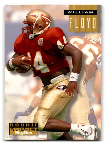 Original gloss SkyBox Impact William Floyd football rookie card 1994 NM-MT