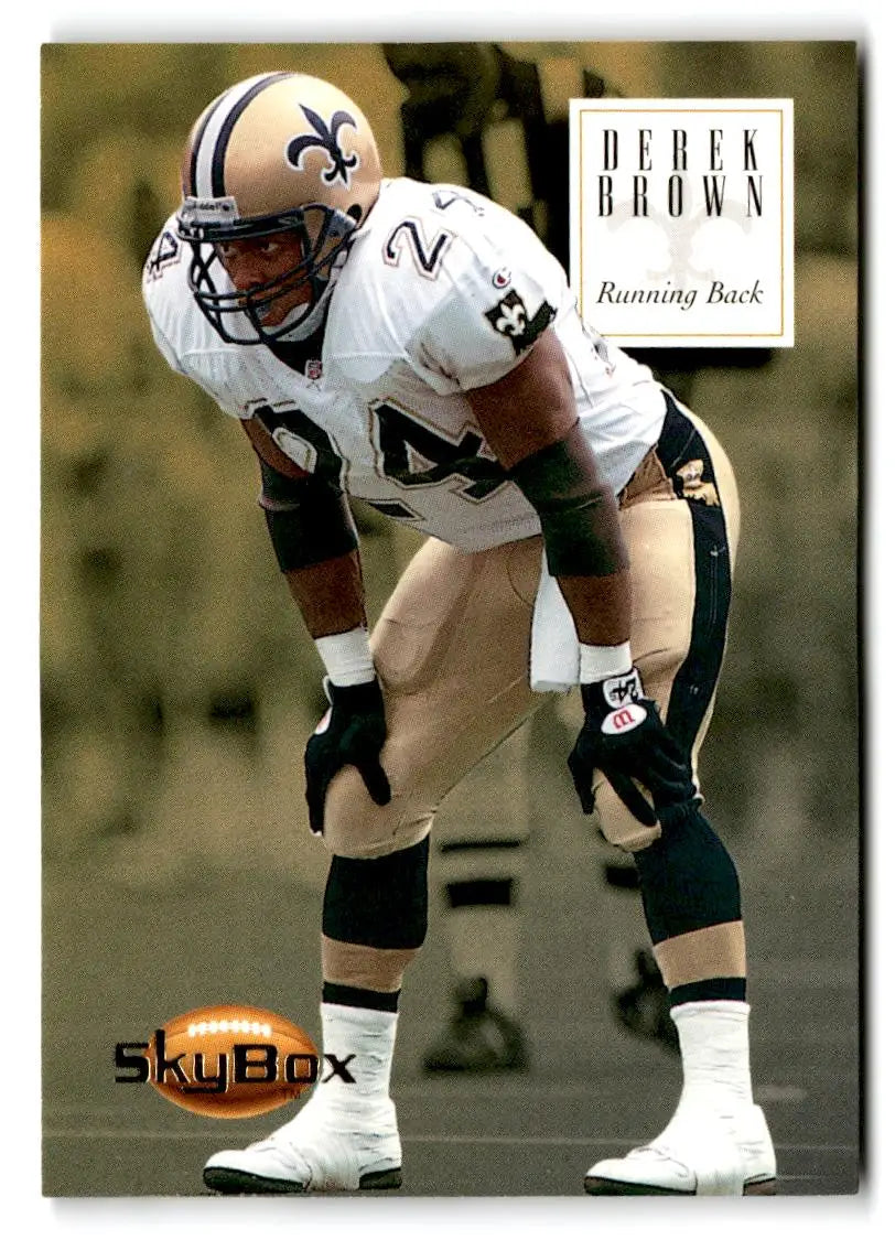 1994 SkyBox Premium #104 Derek Brown - Football Card Single